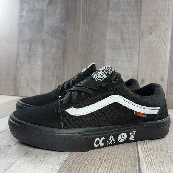 Vans Shoes All Black Old Skool Vans Size Cult X Vans Old Skool BMX